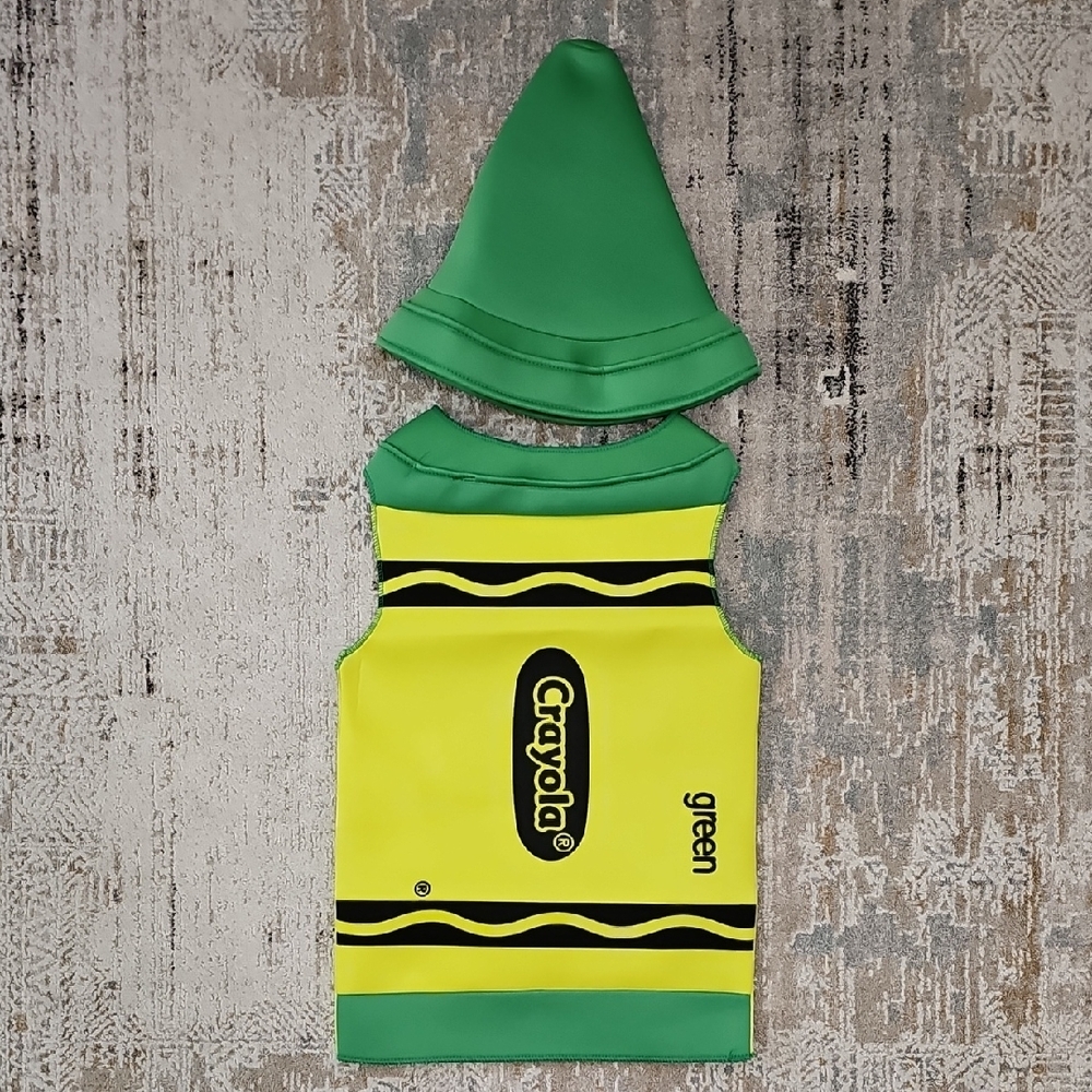 Toddler Crayola Green Crayon Costume